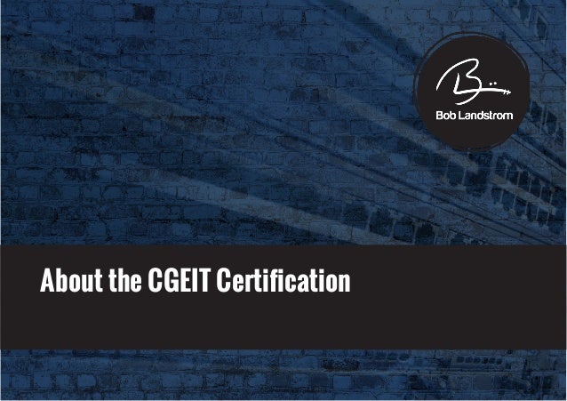 CGEIT Vorbereitung | Maxtic