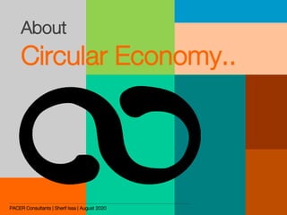 1 Orange Restricted
About
Circular Economy..
PACER Consultants | Sherif Issa | August 2020
 