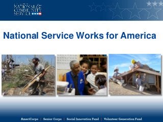National Service Works for America
 