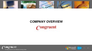 The Single Source For Your Business Technology Needs
COMPANY OVERVIEW
 