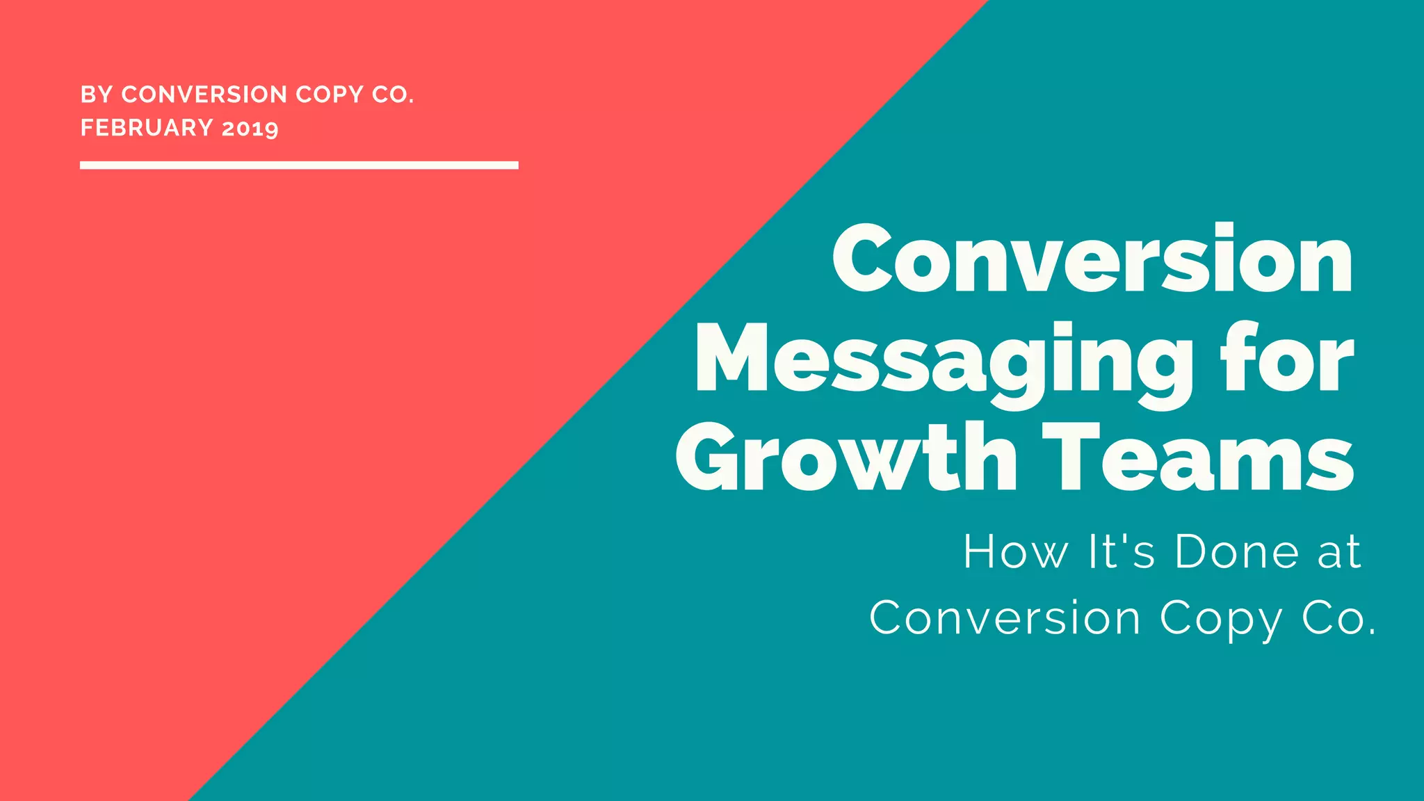 About Conversion Copy Co. | PDF