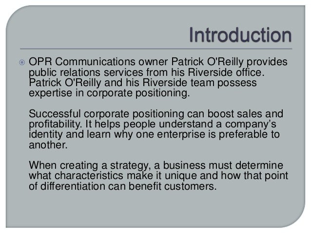 o reilly public relations