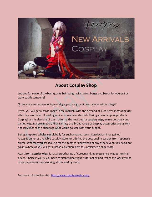 About Cosplay Shop