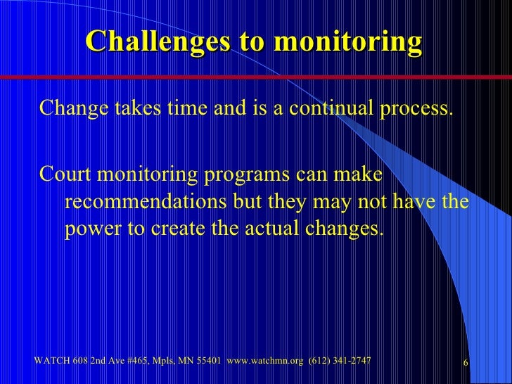 Introduction to Court Monitoring