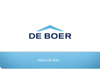 About De Boer 