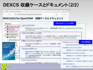 DEXCSオリジナル資料
一般公開資料
39
DEXCS 収録ケースとドキュメント（2/2）
 