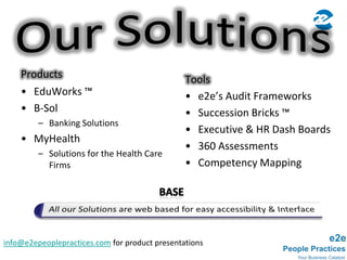 Case Study I  Achieving Individual ExcellenceA leading global product firm, headquartered outside India with Software Support Operations based in IndiaGoalIntegrating the “Global Culture” into Indian Operations Challenges Execution team interacts Overseas for every decision 