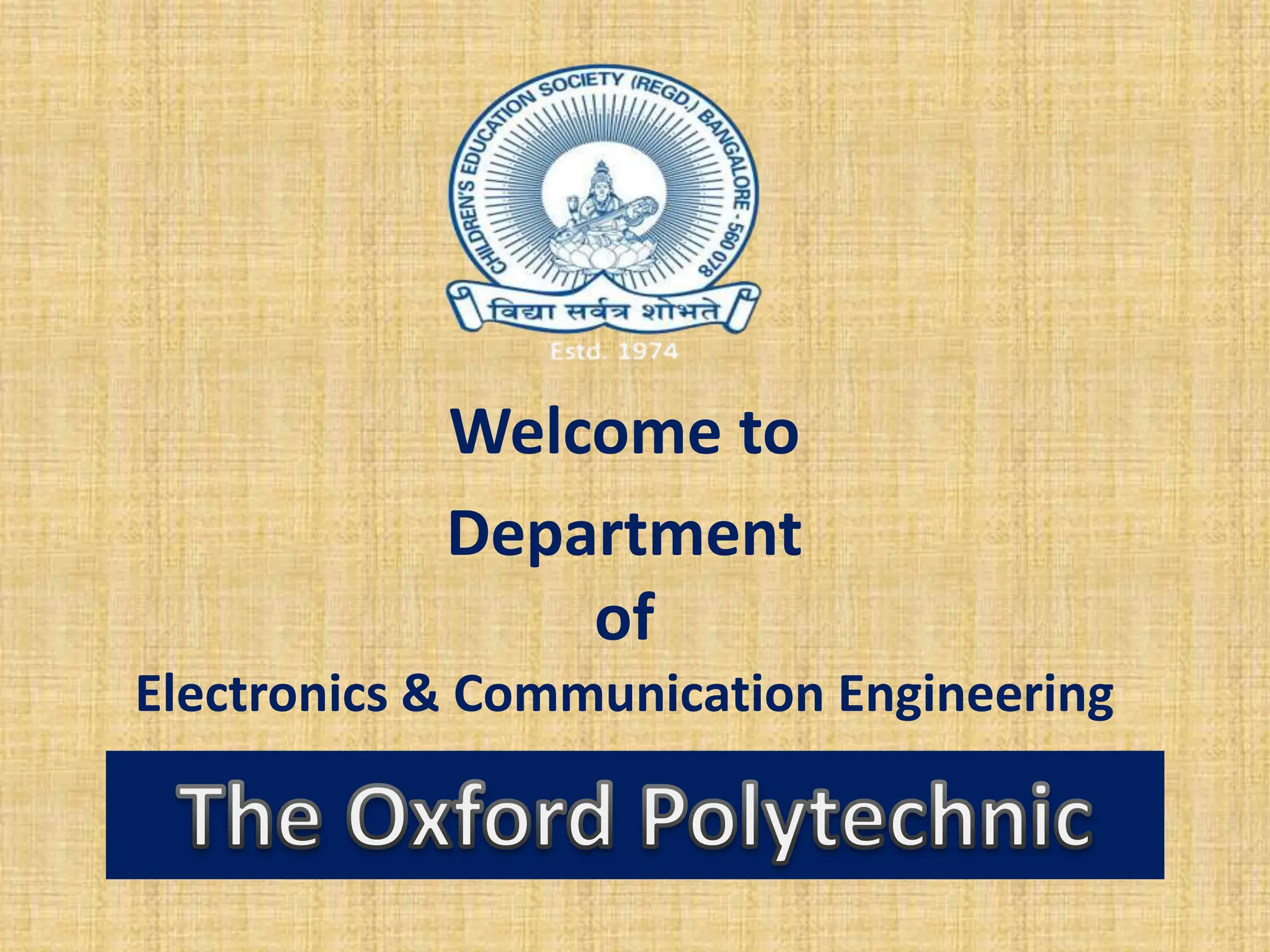 Scope and importance of ECE in engineering and Diploma courses PPT