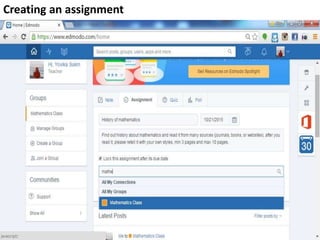 Creating an assignment
 
