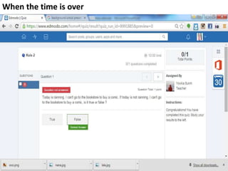 When the time is over
 