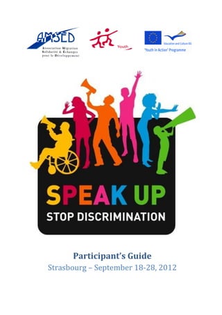 Participant’s Guide
Strasbourg – September 18-28, 2012
 