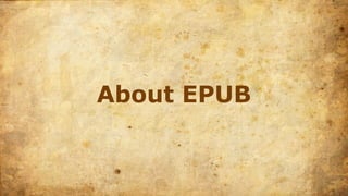 About EPUB
 