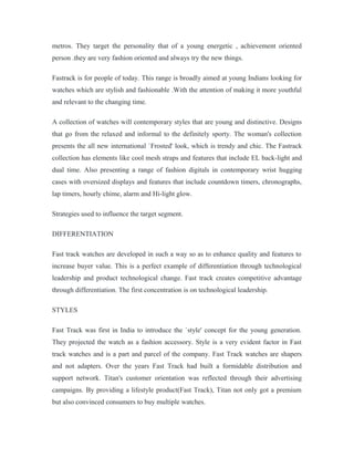 About fastrack | DOC