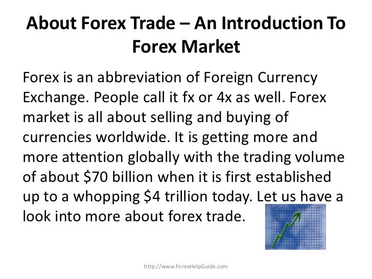 Intro to forex