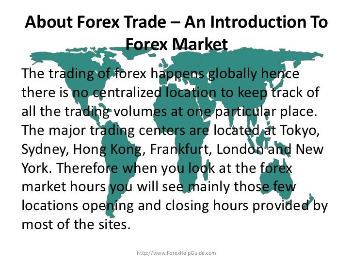 Introduction to forex market