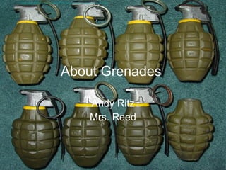 About Grenades   Andy Ritz Mrs. Reed http://www.90thidpg.us/Equipment/Projects/Grenades/images/Grenades-1.jpg 