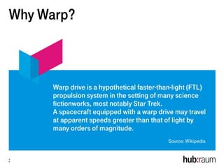 Why Warp?
 