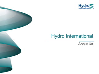 Hydro International
About Us
 