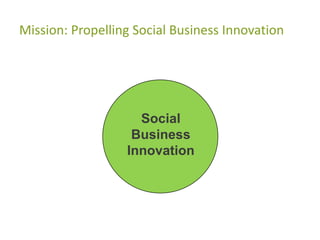 SocialBusinessInnovationMission: Propelling Social Business Innovation