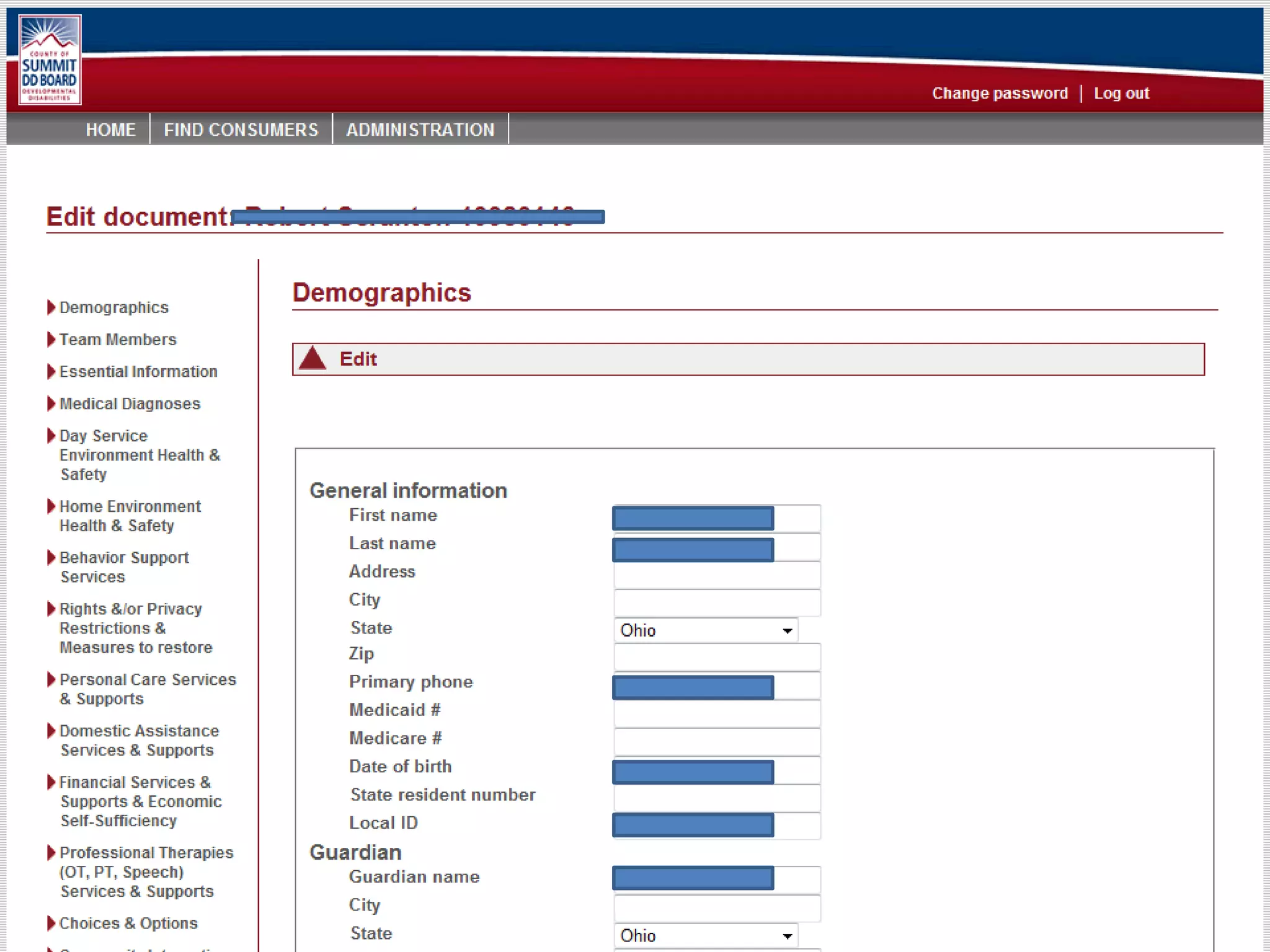 Web DevelopmentSupport Administrator ReferralsSAs enter referrals