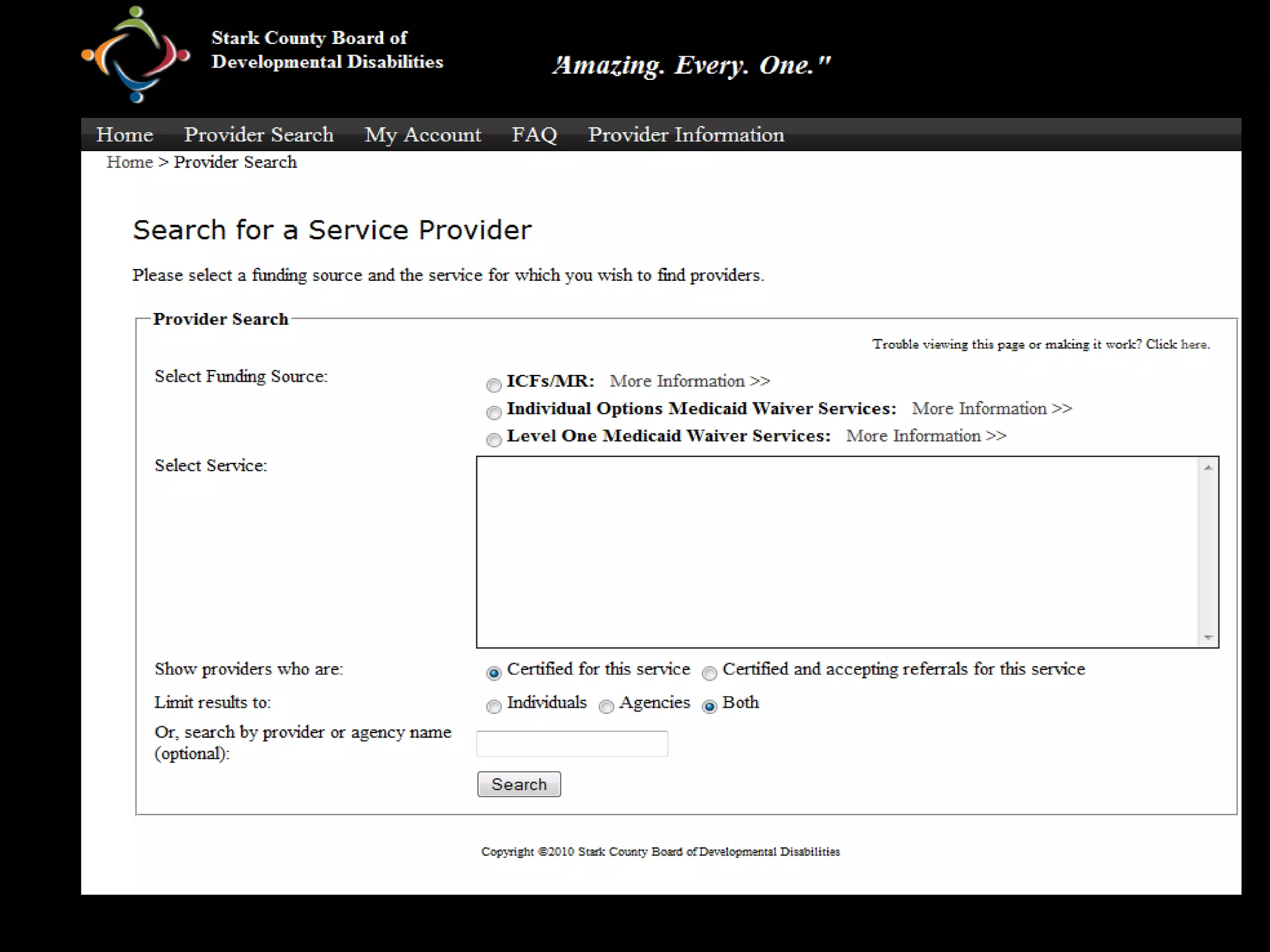 Consumers contact providers