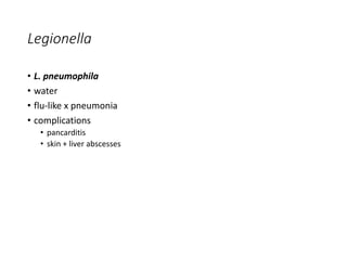 Legionella Skin Rash About infectious diseases.ppt