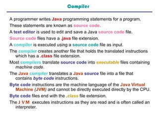 About java | PPT