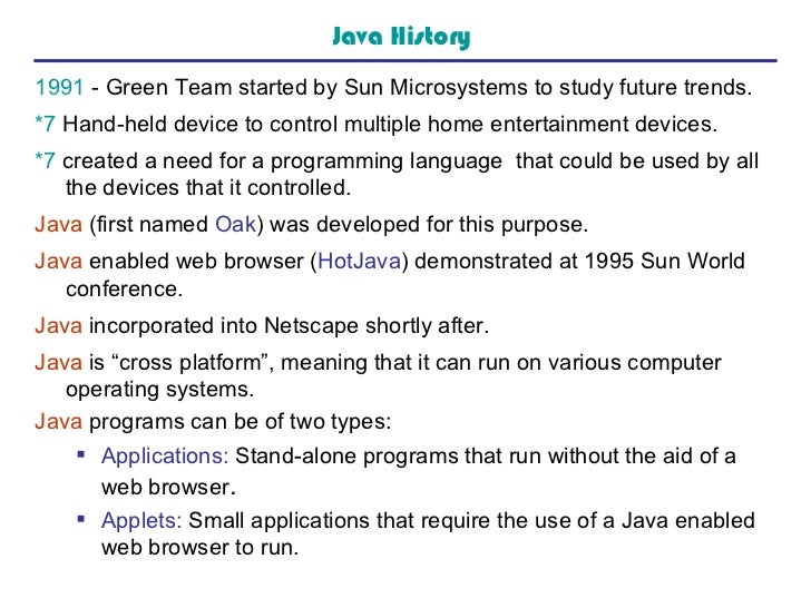 About java