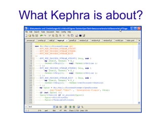 What Kephra is about?
 