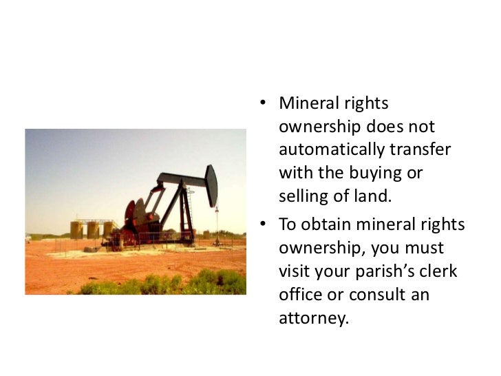 Mineral Rights in Louisiana