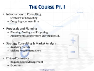 Lifestyle: the GoodChallenging WorkSmart peopleCareer developmentTraining & VarietyAccess to ManagementJumping to Industrywww.deepakpareek.com