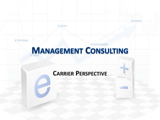 Management Consulting Carrier Perspective 