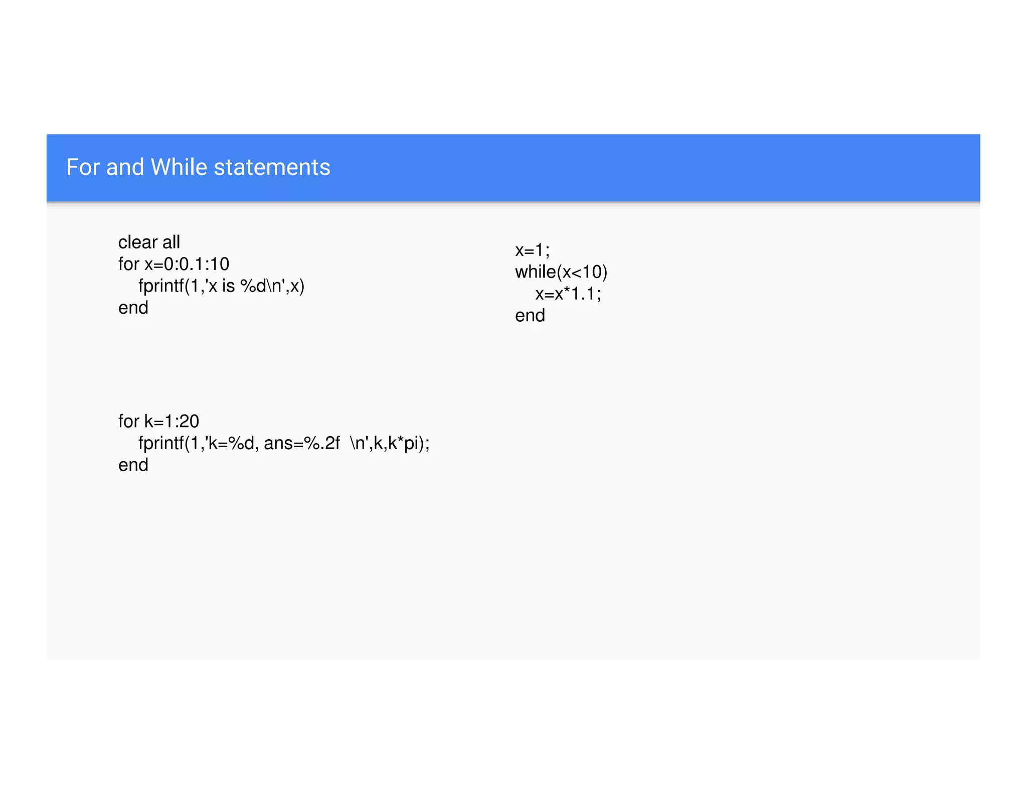 Basic MATLAB Programming | PPT