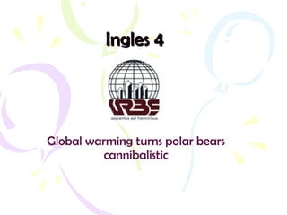 Ingles 4 Global warming turns polar bears cannibalistic 