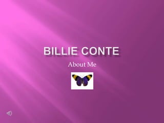 Billie Conte About Me 