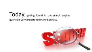 My Services include:
 