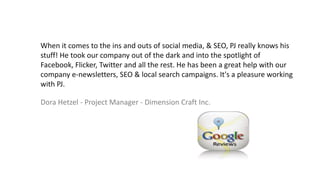 Contact me to discuss your online
marketing strategy.
 