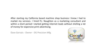 cell: 847-532-0812
pj@fusiontechmarketing.com
www.fusiontechmarketing.com
P.J. Naughton
FusionTech Marketing Inc.
 