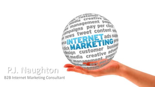 P.J. Naughton
B2B Internet Marketing Consultant
 