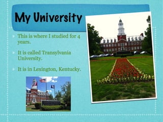 About Me Presentation