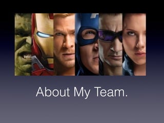 About My Team.
 