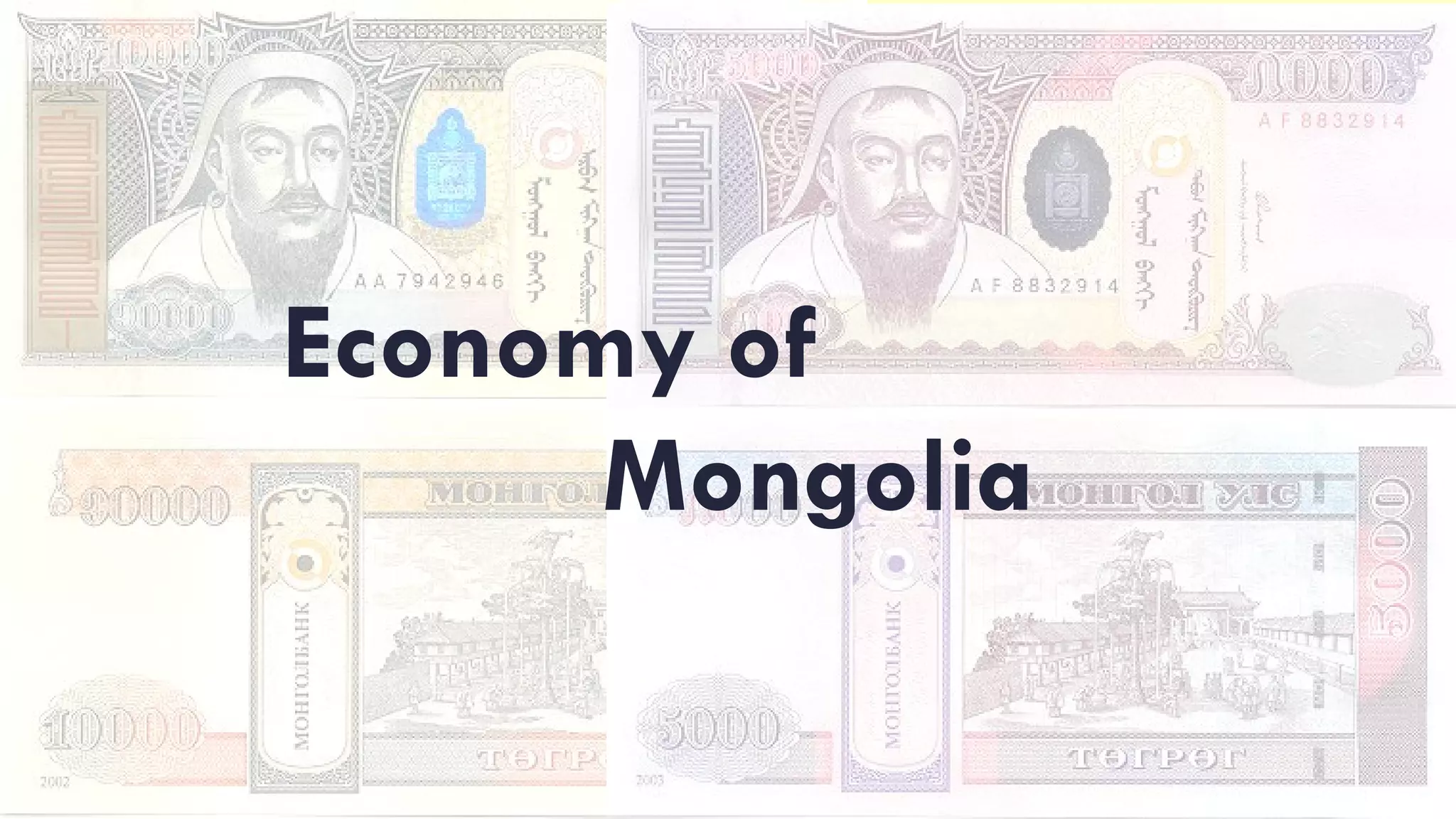 Economy of  Mongolia 