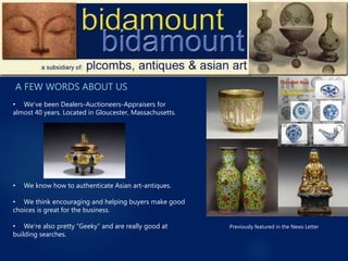 Weekly Chinese Asian Art News Letter Bidamount News Pptx