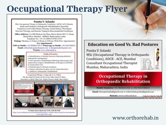 about occupational therapy occupational therapy flyer