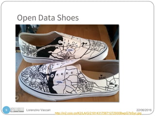 Lorenzino Vaccari 22/06/2016
Open Data Shoes
9
http://in2.ccio.co/K2/LA/G/218143175671272930BwpG7bSyc.jpg
 
