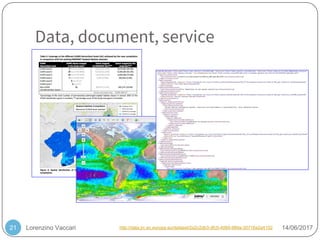 Lorenzino Vaccari 14/06/2017
Data, document, service
21 http://data.jrc.ec.europa.eu/dataset/2a2c2db3-dfc5-4069-989a-30716a2a4152
 