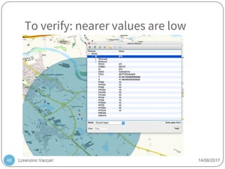 Lorenzino Vaccari 14/06/2017
To verify: nearer values are low
46
 