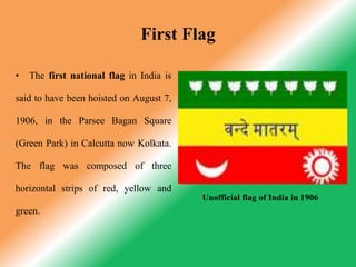 Its design is that of the wheel which appears on the abacus of the Sarnath Lion Capital of Ashoka. It has 24 spokes.Evolution of Our National Flag