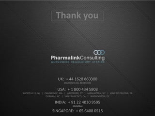 Thank you




                          UK: + 44 1628 860300
                               MAIDENHEAD, BERKSHIRE

                          USA: + 1 800 434 5808
SHORT HILLS, NJ | CAMBRIDGE, MA | HARTFORD, CT | MANHATTAN, NY | KING OF PRUSSIA, PA
                   DURHAM, NC | SAN FRANCISCO, CA | WASHINGTON, DC

                        INDIA: + 91 22 4030 9595
                                      MUMBAI

                      SINGAPORE: + 65 6408 0515
 