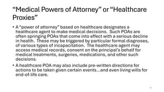 Powers Health.pdf About Powers of Attorney (Street Smarts Reentry Learning) | PDF